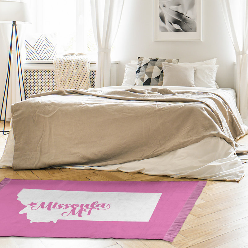 Tapis de zone rose missoula montana