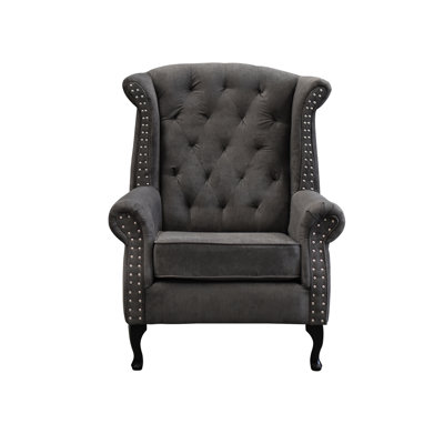 Gustin Upholstered Wingback Chair