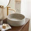 Gina Round Black Terrazzo Bathroom Sink-1185132234