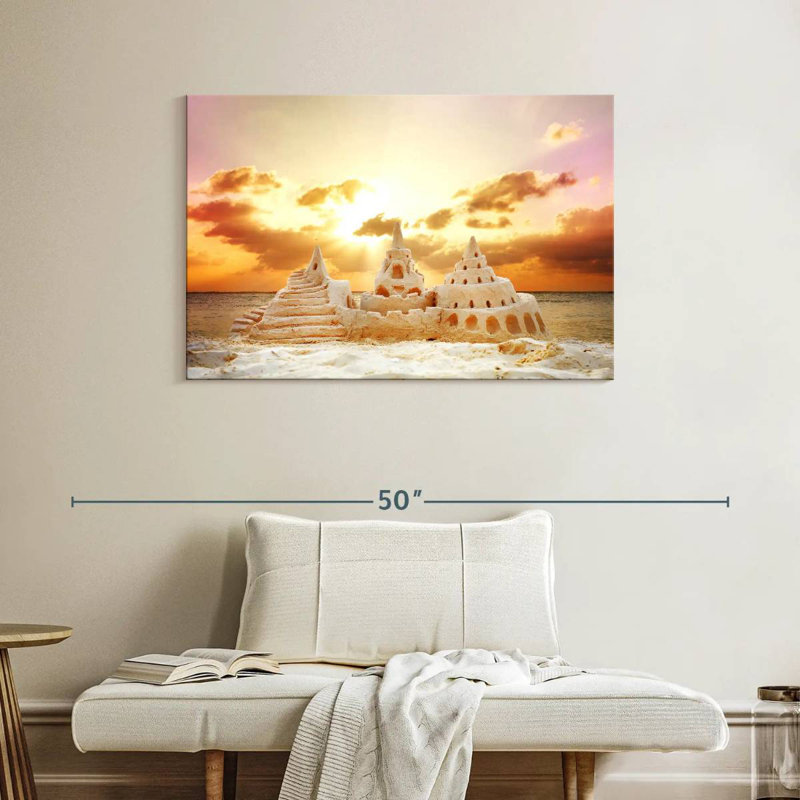 Gillard Sunny Sand Castle, 26" H x 39" W
