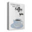 «Start with Coffee and You», impression sur toile tendue-1823906817