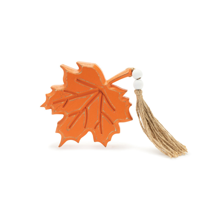 Feuille d'automne en jute (ensemble de 2)