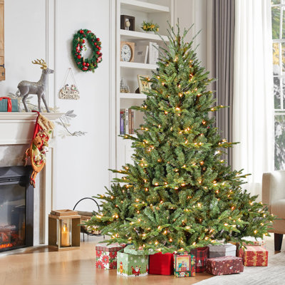 Arbre de Noël artificiel pré-éclairé pré-éclairé