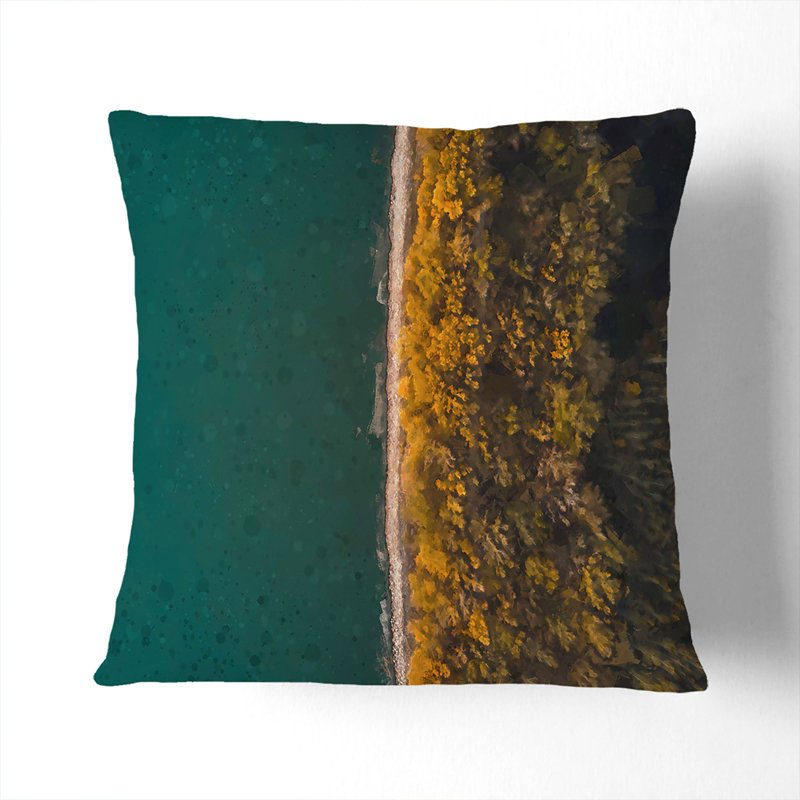 Square Throw Cushion, Stone, 55cm H x 55cm W x 20cm D