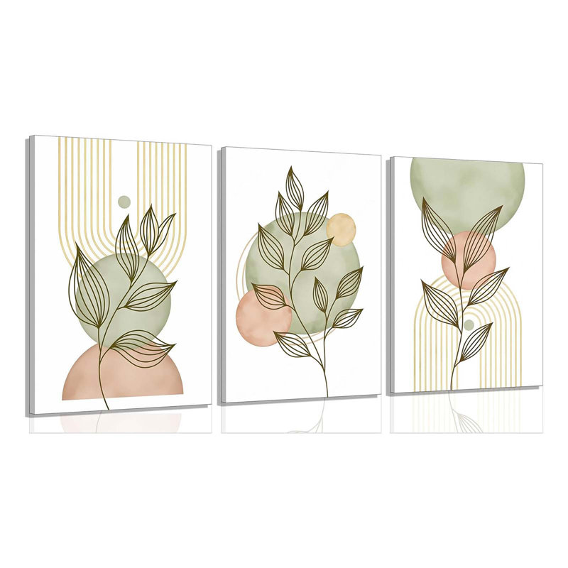 3 Piece Wrapped Canvas Print, 60 cm H x 120 cm W