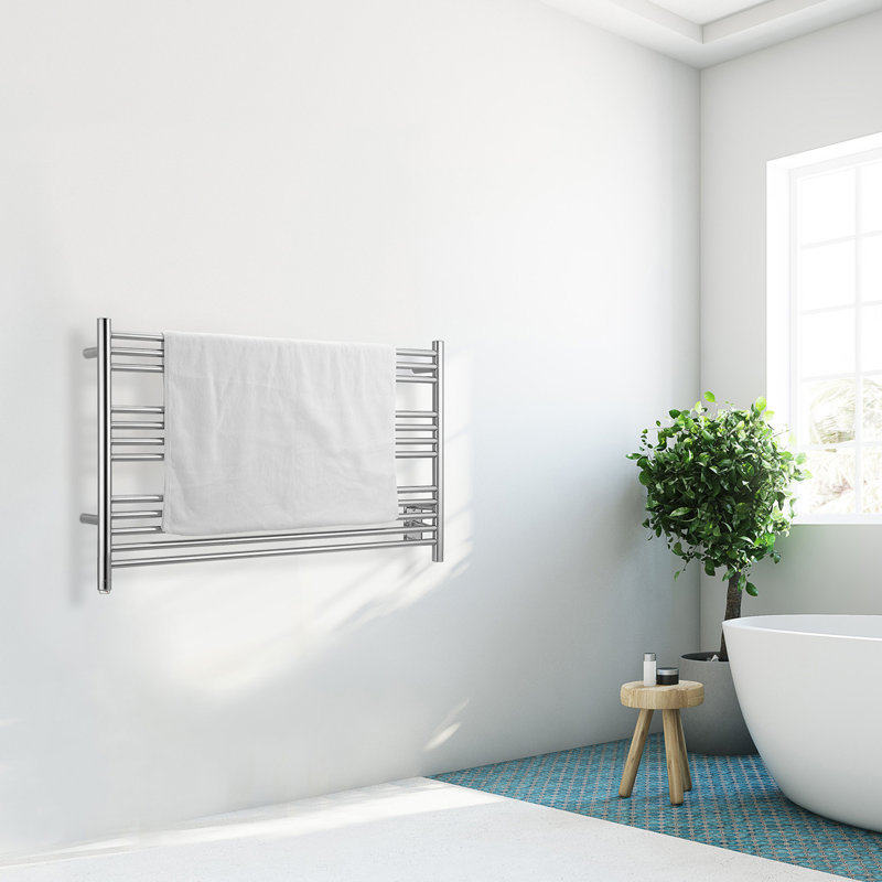 Chauffe-serviettes électrique mural Amplia, Chrome