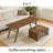 2 in 1 table, Expandable coffee table-549289786