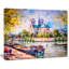 Notre Dame Paris Landscape - Impression sur toile tendue-16487802