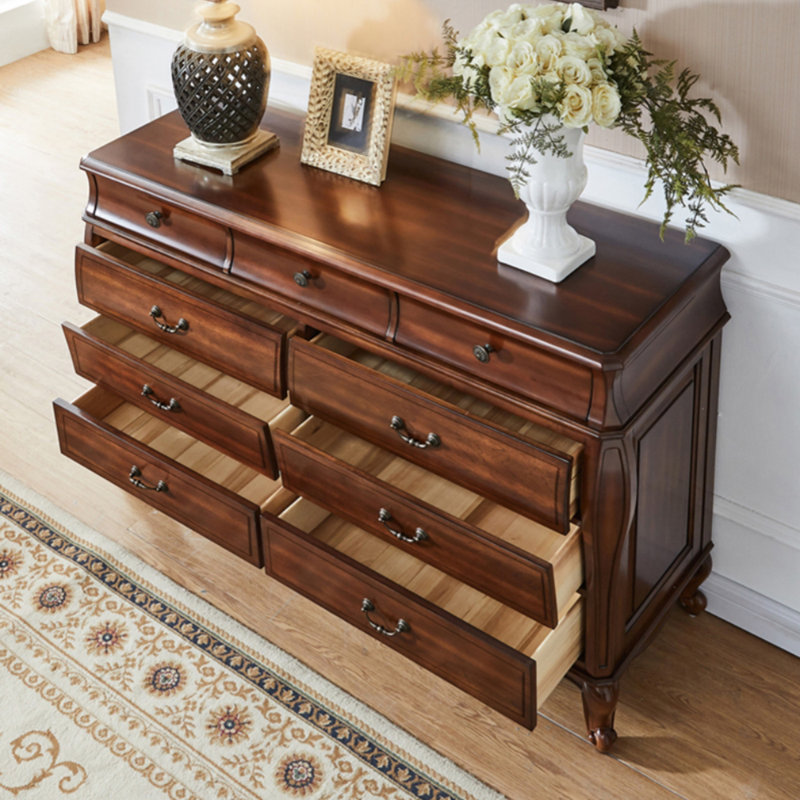 Retro Multi-Drawer Sideboard, Brown