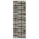 Modern Machine Washable Plaid Floor Cover with Non-Slip Backing, Stain-Resistant Low Pile Indoor Mat, Farmhouse Accent Carpet