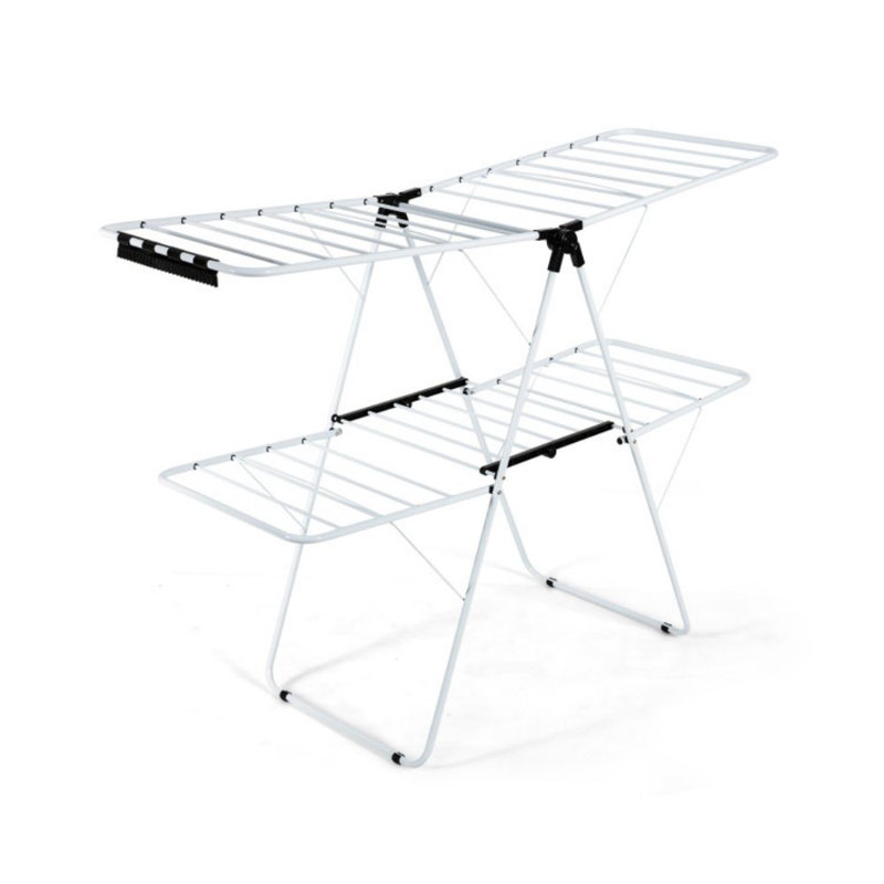 Steel Foldable Gullwing Drying Rack, 69.5" x 60.5"