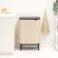 Poubelle de recyclage à double compartiment et à couvercle supérieur tactile, 2 x 8 gallons (capacité de 16 gallons)-126023499