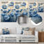 «Dusky Blue Pe pivons In The Pasture III», art mural pivoines-1604378495