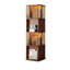 Vitrines en bois manufacturé brun noisette