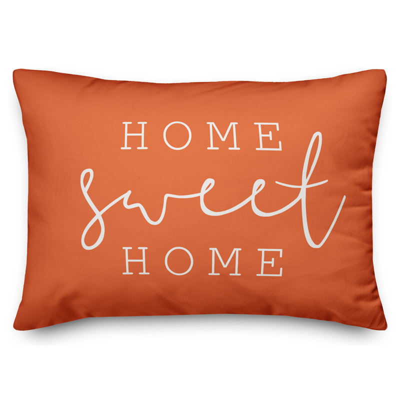 Outdoor Throw Pillow, Orange