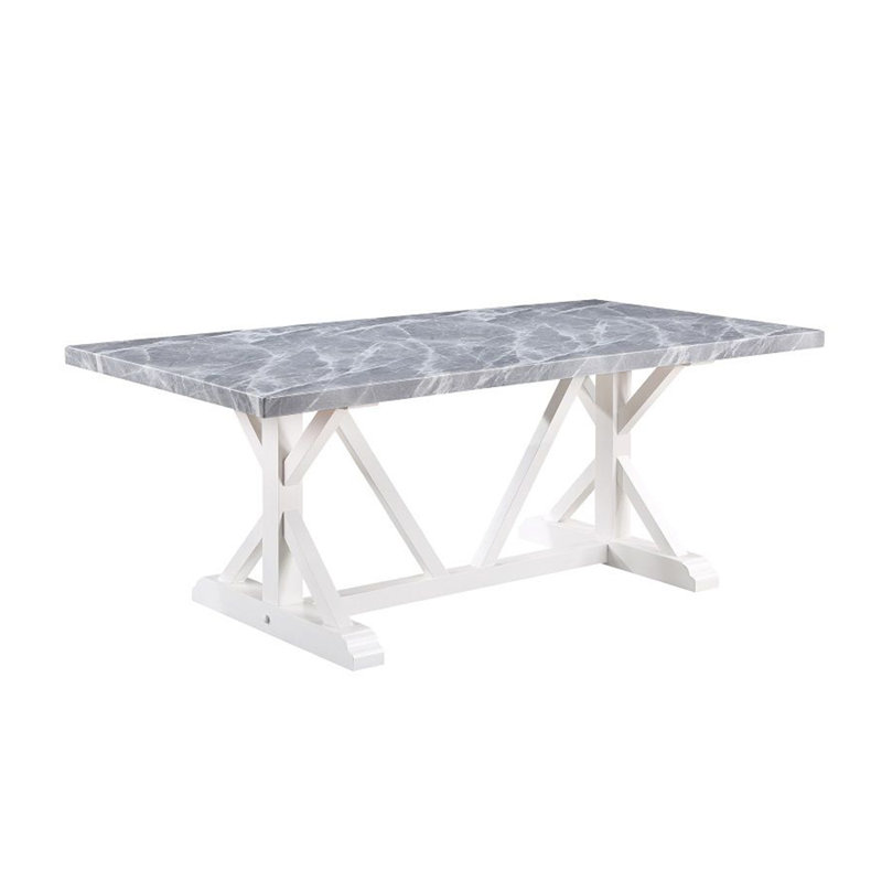 Hollyn Rectangular Dining Table in White
