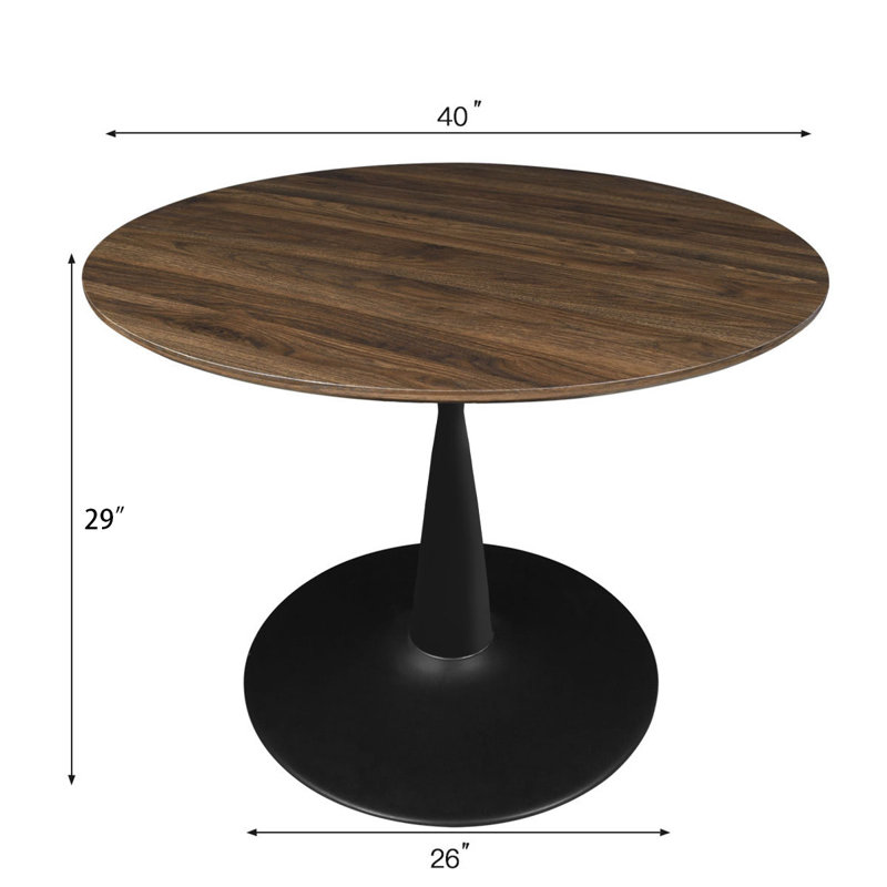 Harris 40“ Round Pedestal Dining Table
