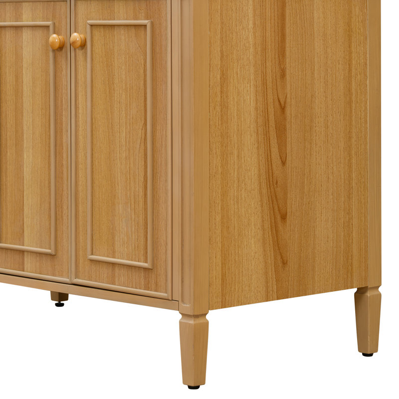 Elegant 36" Bathroom Vanity With Ceramic Top