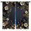 Rideaux à motif floral et voilage obscurcissant - 2 panneaux