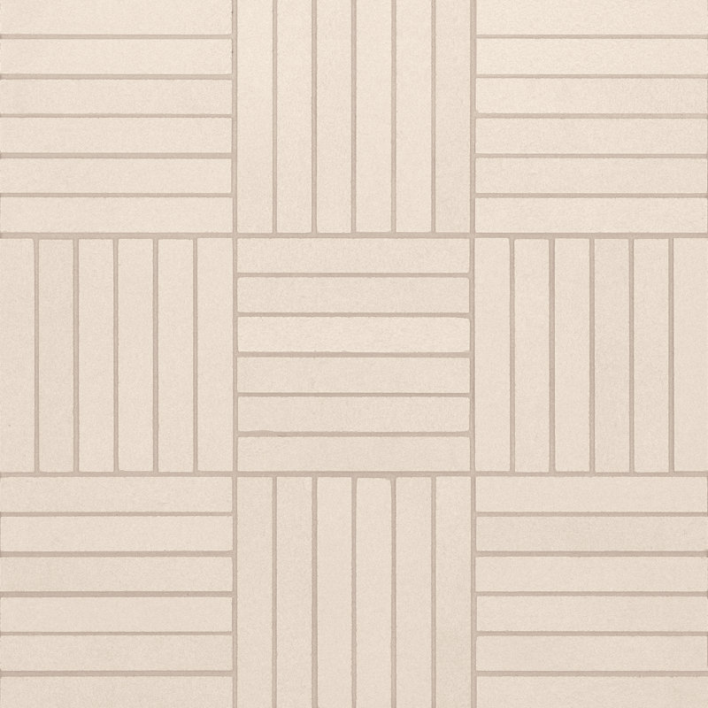 Sahara 0.5" x 4" Porcelain Linear Mosaic Tile, White