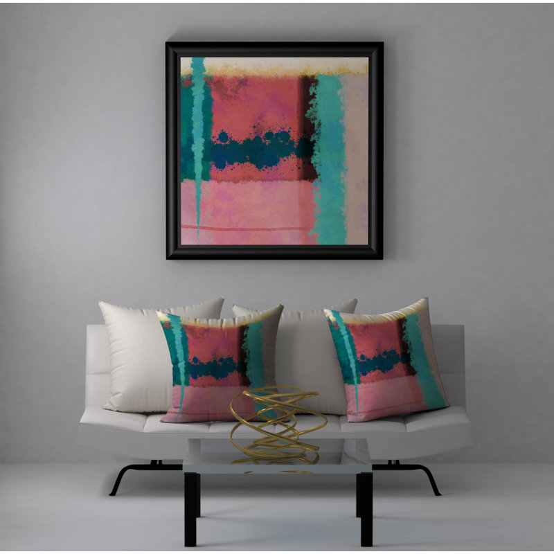 Chic Reversible Throw Pillow, 18" x 18"