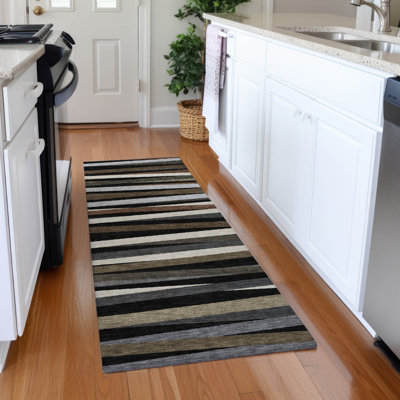 Premium Machine Washable Natoma AMF997 Stripes Rug
