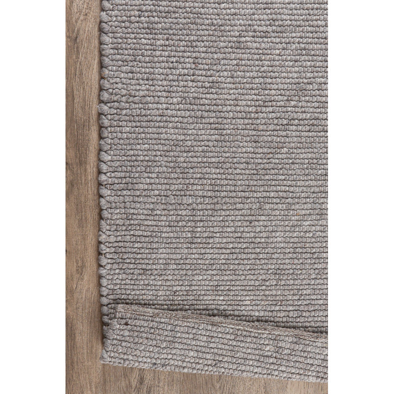 Laleta Solid Colour Hand Woven Area Rug, Rectangle 80 x 150cm