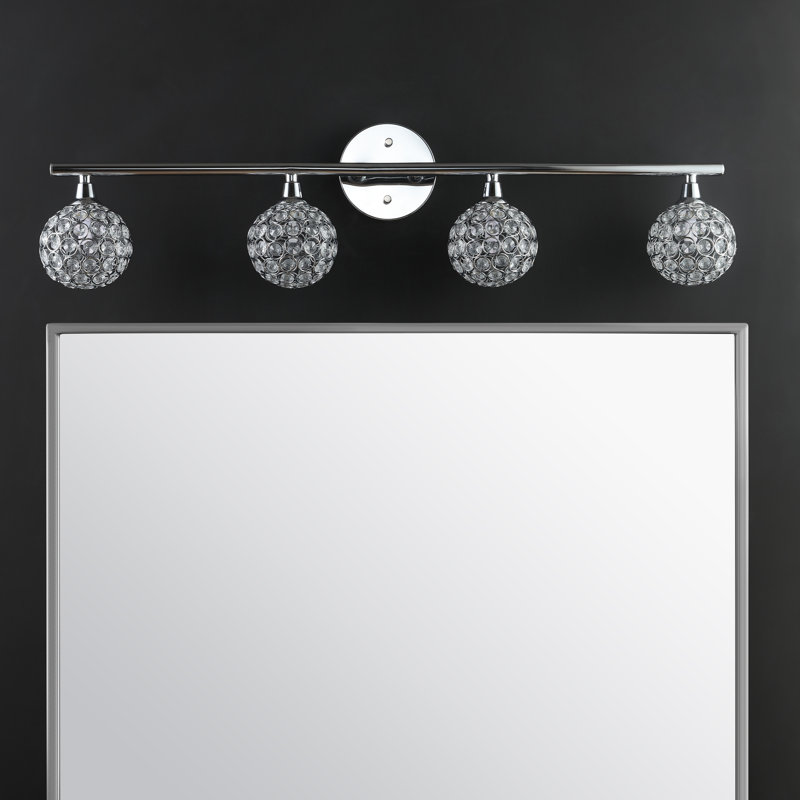 Éclairage pour meuble-lavabo à DEL glamour en fer / verre Math de Math, 4