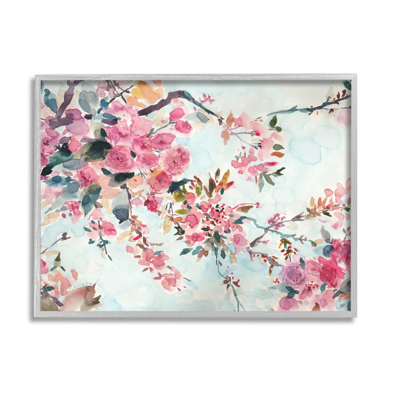 Fleurs de cerisier en herbe, art giclée par Marietta Cohen, art et design, H 24 po x l 30 po x P 1,5 po