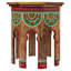Atiksh Solid Wood Abstract End Table