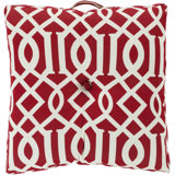 Charming Key Geometric Indoor/Outdoor Throw Pillow