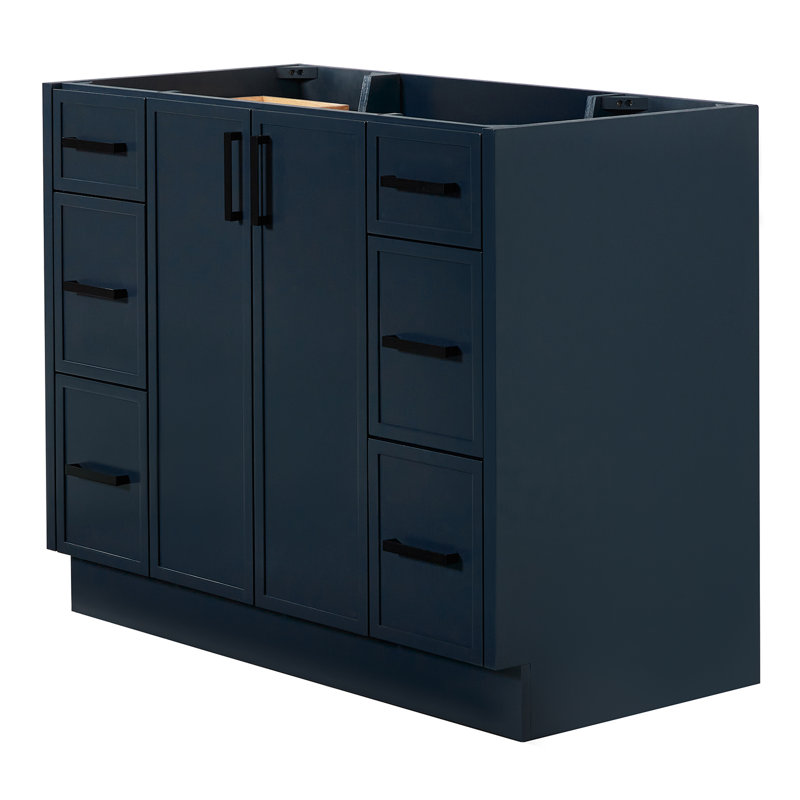 Base de meuble-lavabo simple 42 po Ariel Kelley, Marine
