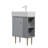 21.6" Vanity Base Only, Open Shelf On The Right, Matt Grey-318161379