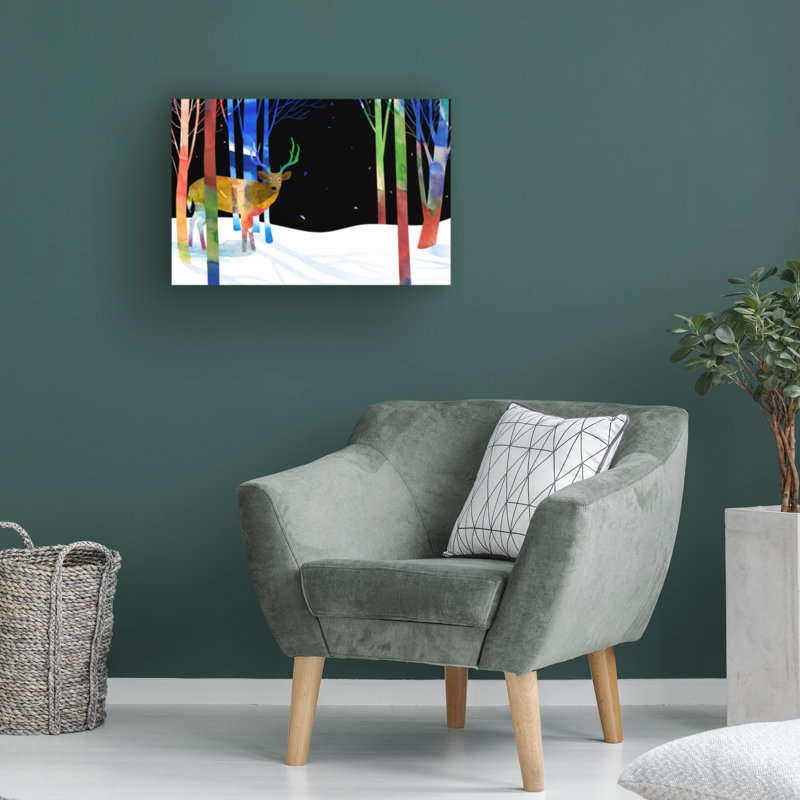 Art sur toile camouflage «ologic riche », H 12 po x l 19 po