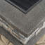 28" Square Mgo Wood Burning Fire Pit Table With Mesh Cover And Fire Poker, Arrives Fully Assembled