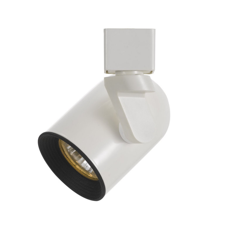 Adjustable Track Lighting Head, White