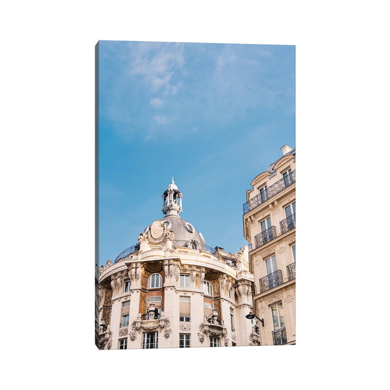 Paris Architecture III by Bethany Young - Print on Canvas, Wrapped Canvas, 30.48cm H x 20.32cm W x 1.91cm D