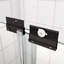 Porte de douche de baignoire, porte coulissante, avec verre trempé de 1/4 po de 56 po à 60 po x 58 po-111809623