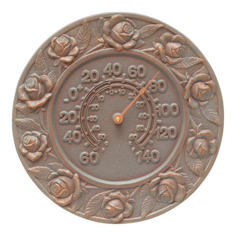 Thermomètre rose, Cuivre Verdi