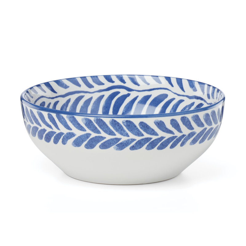  Borderless Blue 12Pc Dinnerware Set