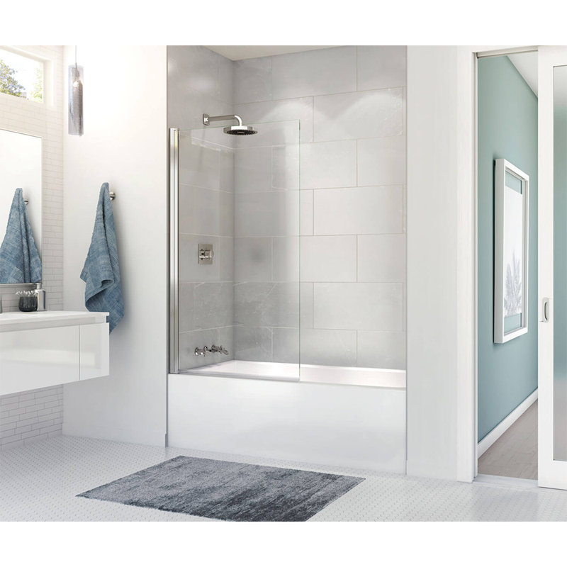 Rubix Access 59.88'' x 30.13'' Alcove / Tile In Soaking Acrylic Bathtub, Left