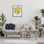 «Abstract Daisy Bunches Floater Frame» par Alexandria Gilbert Kincaid sur toile-1181605351-1181605350