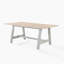 Blakeley Rectangular Trestle-Style Legs Wooden 6 Seater Dining Table - Inspired Farmhouse Style-1982994880