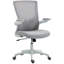 Fauteuil de bureau ergonomique, chaise de bureau avec support lombaire, beige-1453722890