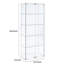Lisa 23.75 " W Glass Curio Cabinet