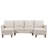 U-Shaped Sponge-Filled Cushion Combination Sofa-1181038923