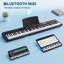 Piano numérique avec Bluetooth, touches lestées et support en forme de X