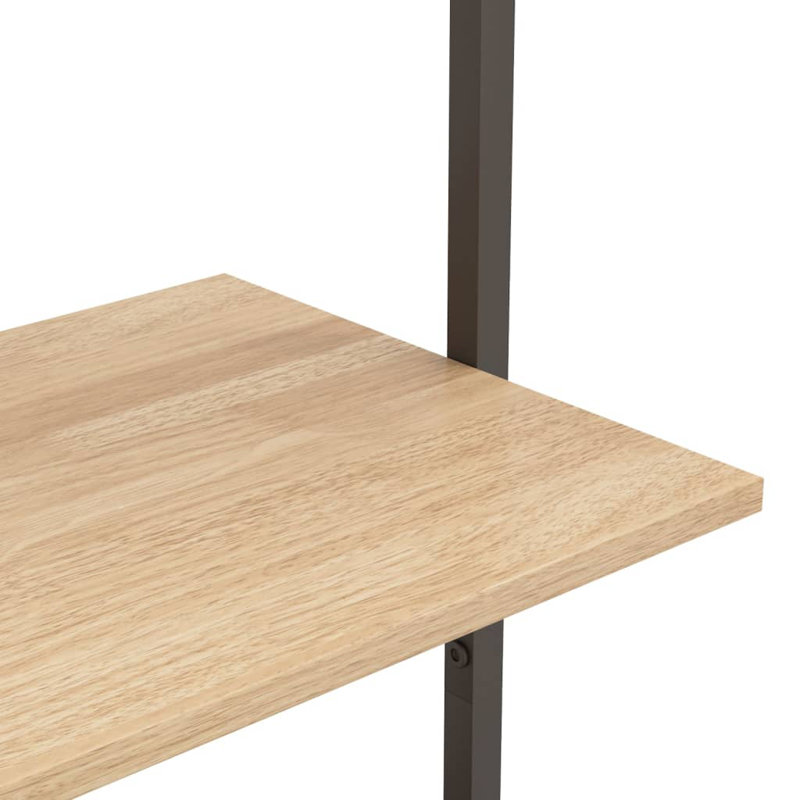 Casselman 152.5cm H x 64cm W Steel Bookcase, Light Brown
