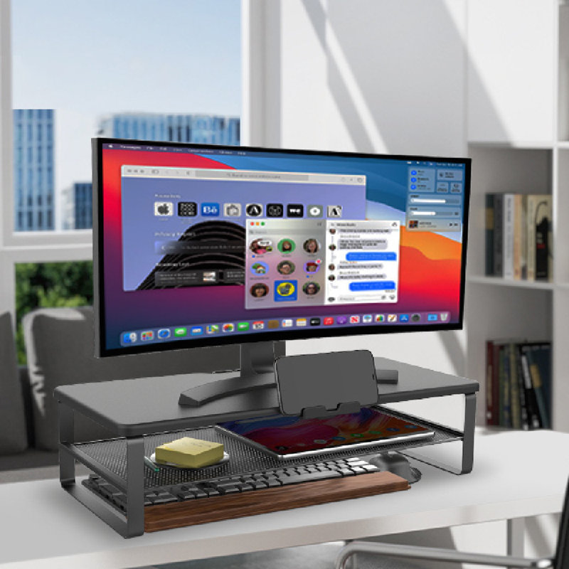 Solid Wood Monitor Stand