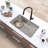 27 in. x 18 in. 18 Gauge, Stainless Steel, Brushed Single Bowl Undermount or Drop-In Kitchen Sink with Bottom Grid